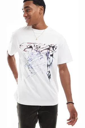 Weekday Oversized t-shirt with dragon graphic print in