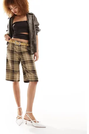 Lioness Tailored bermuda shorts in brown check