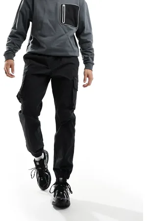 River Island Astro cargo trousers in