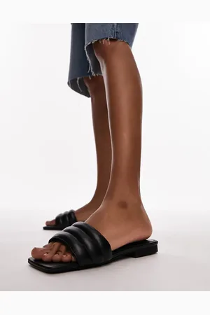 Topshop Pampas Padded Flat Sandal in