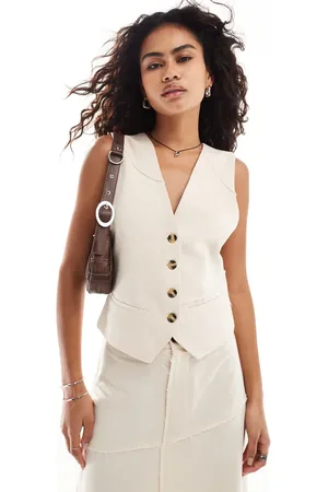 Reclaimed Linen waistcoat