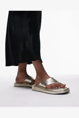 Topshop Jonah toe post footbed sandal in