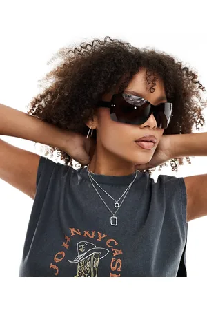 Spitfire Sirius-b oversized sunglasses in with brown lens