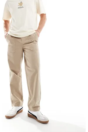 Only & Sons Loose fit worker trouser in stone