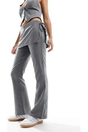 Miss Selfridge Trouser with side tie up skirt in