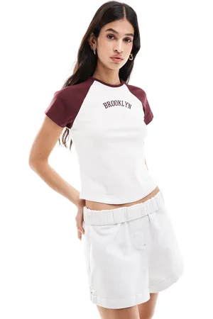 New Look Brooklyn raglan tee in