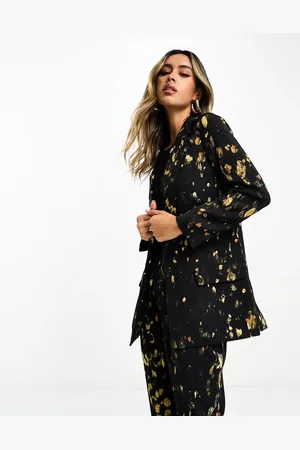 AllSaints Aleida Ronnie printed blazer in