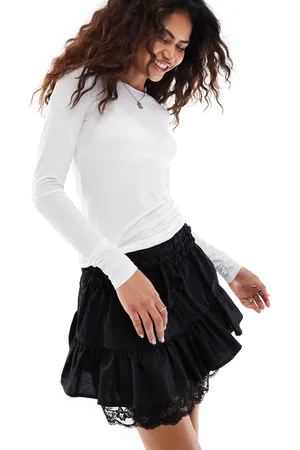 Weekday Fine long sleeve t-shirt in