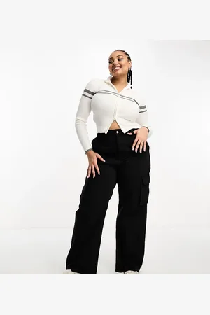 Dr Denim Echo utility wide leg trousers in