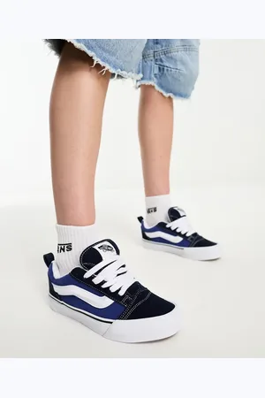 Vans Knu Skool chunky sneakers in and white