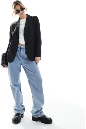 Miss Selfridge Oversized single breasted blazer in
