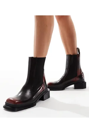 Dr. Martens Maybole chelsea boots in burgundy leather
