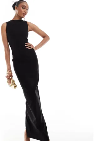 Vesper Tall sleeveless high neck maxi dress in
