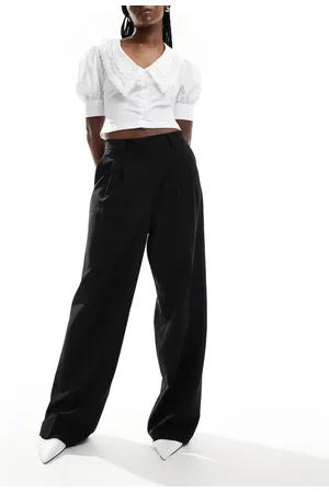 VERO MODA Wide leg dad trousers in