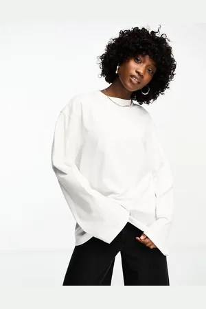 Weekday Oversized long sleeve top in
