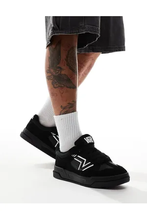 Vans Upland chunky suede trainers in with white detailing