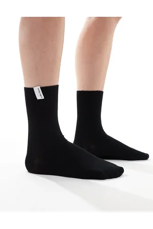 & OTHER STORIES Rib socks with logo tag in