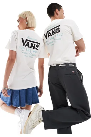 Vans Holder street classic back print t-shirt in off