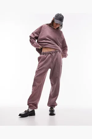 Topshop Co-ord premium acid wash cuffed jogger in