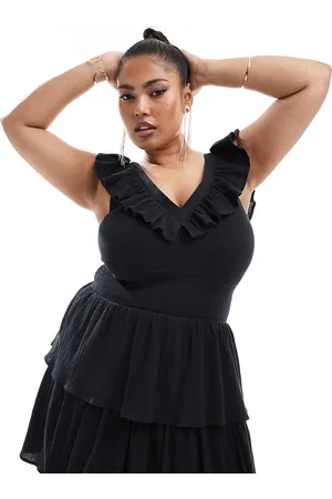 Pretty Lavish Opal ruffle maxi dress in