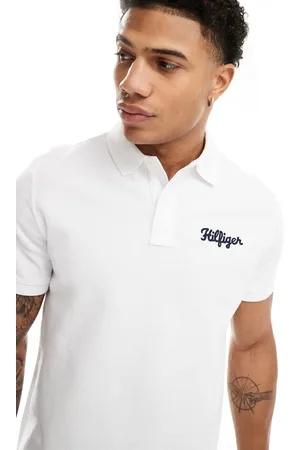 Tommy Hilfiger Script logo polo shirt in