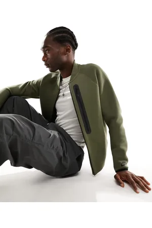 Nike Tech Fleece winter jacket khaki