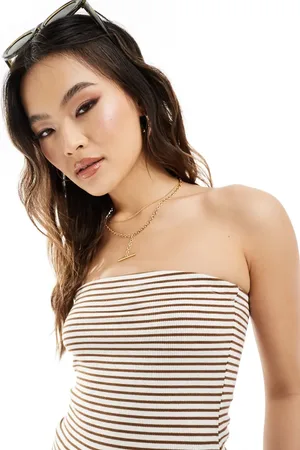 In The Style X Hannah knitted bandeau top in