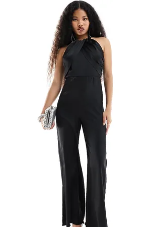 TFNC Wrap front jumpsuit in