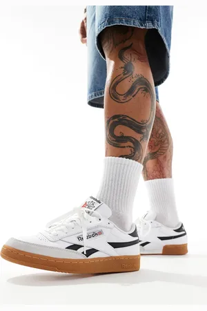 Reebok Club C Revenge Vintage trainers in and black with gum sole