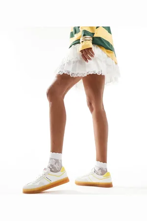 Tommy Hilfiger Court trainers in and yellow