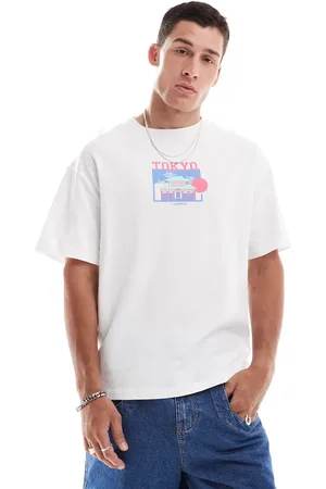 JACK & JONES Oversized t-shirt with Tokyo print in