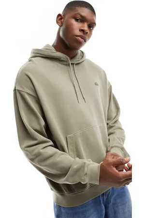 Lacoste Premium hoodie in washed