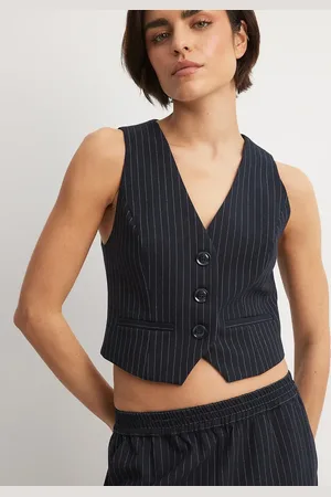 NA-KD Waistcoat in stripe