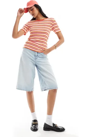 Pieces® Short sleeve t-shirt in stripe