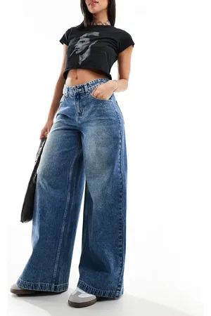 The Ragged Priest Low rise Y2K wash release jeans