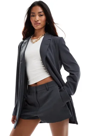 VERO MODA Throw on longline jersey blazer in