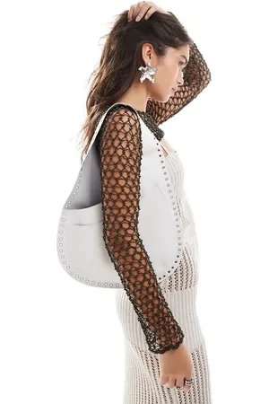 MANGO X Siedres studded leather bag in