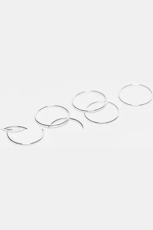 Weekday Delicate ring 7-pack in