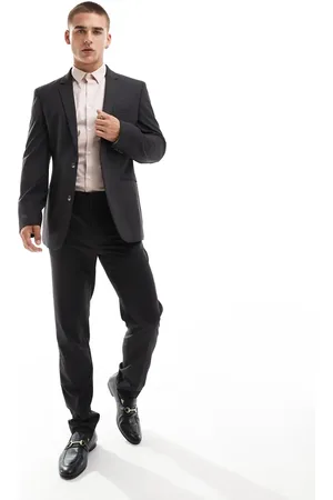 ASOS Slim suit trouser in charcoal