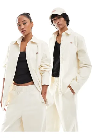 Dickies Chase city cord shirt in cream