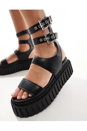 Lamoda Say Yes Tall Buckle flatform in