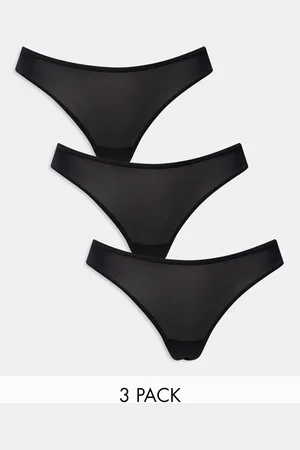 Dorina 3 pack no vpl v front thong in