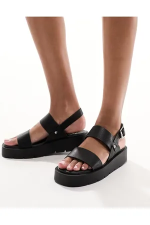 Schuh Tayla double strap sling back sandals in