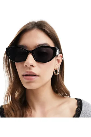 Reclaimed Square cat eye sunglasses in