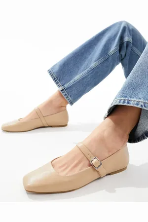 ASOS Lottie Mary Jane Ballet in Beige