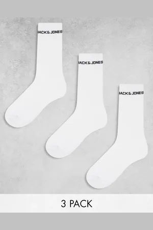 JACK & JONES 3 pack logo tennis sock in