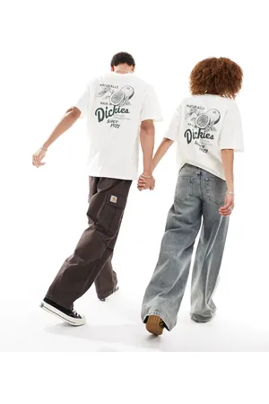 Dickies Raven back print t-shirt in off
