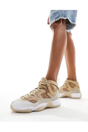 Jordan Two Trey trainers in desert and white