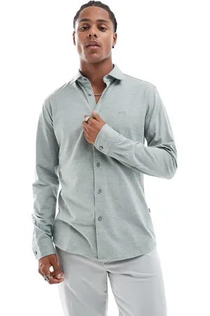 HUGO BOSS Mysoft slim fit jersey shirt in
