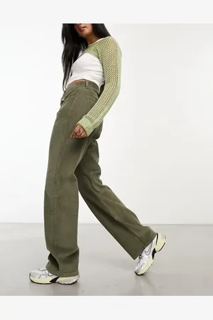 Cotton On Cotton On corduroy straight jean in woodland